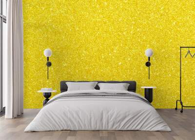 Golden yellow glitter bokeh background. Photo can be used for New Year, Christmas and all celebration concepts.	
 Wall mural