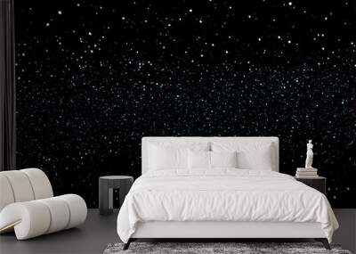 Starry night sky. Glowing stars in space. Galaxy background. New Year, Christmas and Celebration background concept.	
 Wall mural