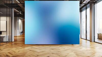 abstract blue gradient smooth background Wall mural