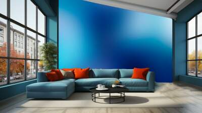 abstract blue gradient smooth background Wall mural