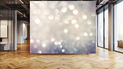 abstract bokeh background, shining lights, holiday sparkling atmosphere, celebration ambient Wall mural