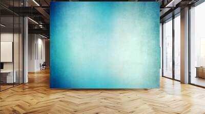 Grunge blue background Wall mural