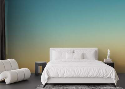 gradient background from warm taupe to icy blue, evoking the natural transition from earth to sky. Wall mural