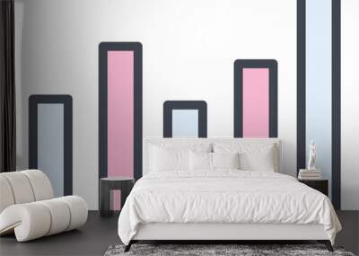 Chart Vector Icon Wall mural