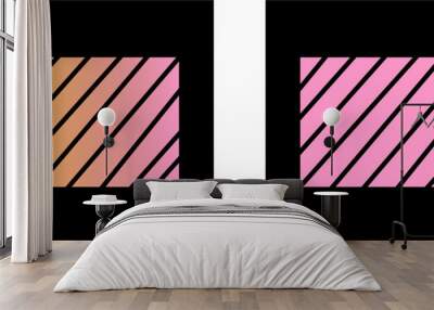 Pattern Vector Icon Wall mural