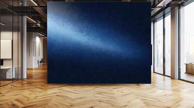 dark blue gradient background grainy glowing silver light on dark backdrop noise texture effect banner Wall mural