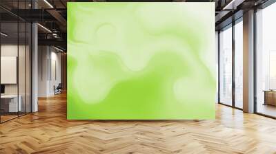 Green tea matcha with milk drink texture background. Wall mural