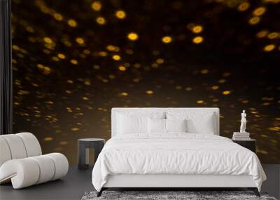 gold bokeh background concept Wall mural