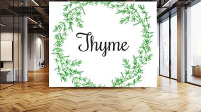 thyme plant wrench Wall mural