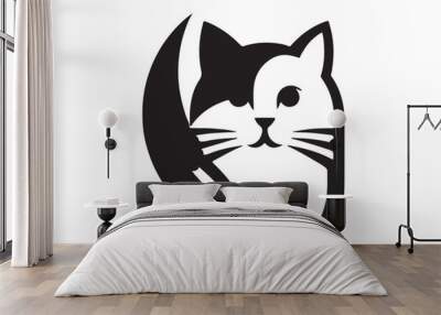 image of a cat Wall mural