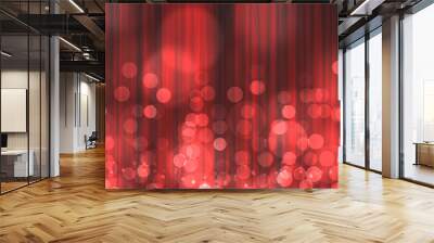 red Light Burst over curtain Wall mural