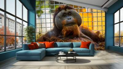 Orangutan Wall mural