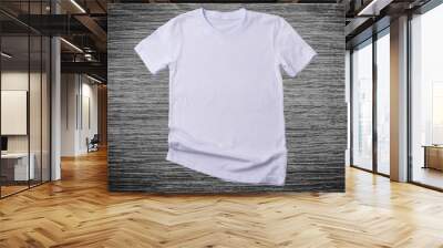 Womens T-shirt mockup  Wall mural