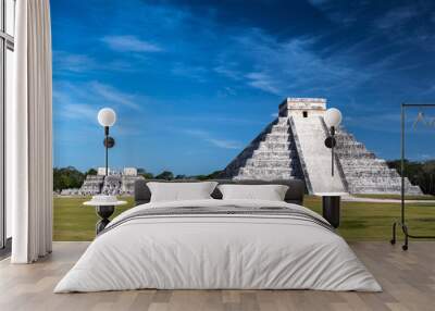 The famous Mayan pyramid from Chichen Itza, Mexico Wall mural