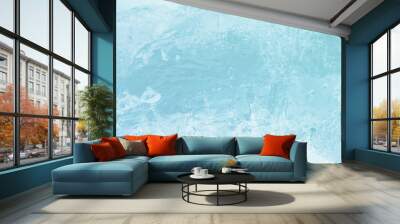 Ice blue background Wall mural