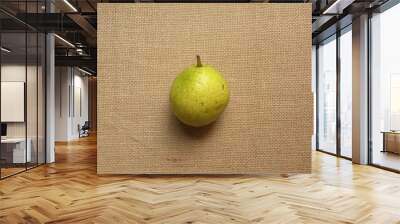 Ripe whole fresh Nakh pear Wall mural