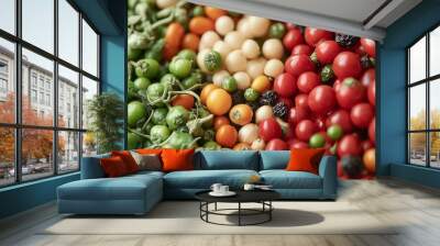 Closeup of Colorful Peppercorns. Wall mural