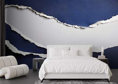 Torn paper texture background Wall mural