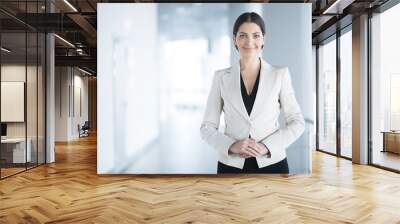 Smiling Elegant Middle-aged Business Woman Wall mural