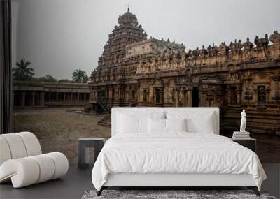 Airavatesvara Temple is a Hindu temple of Dravidian architecture located in Darasuram town in Kumbakonam, Thanjavur District in the South Indian state of Tamil Nadu Wall mural