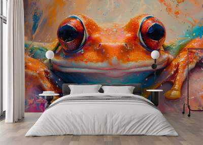 red eyed tree frog Wall mural