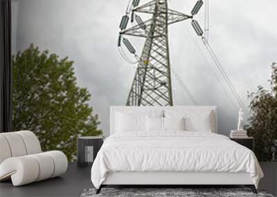 electric tower Wall mural