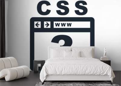 icon css 3 Wall mural