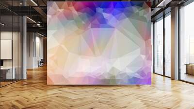 Art color polygon pattern background Wall mural