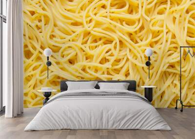 background made from italian pasta noodles. Wall mural