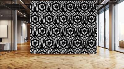 black and white fo abstract background Wall mural