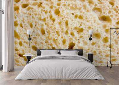 close - up photo of fresh homemade bread Wall mural