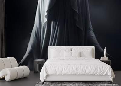 ghost in the dark room. Wall mural