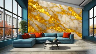 gold marble texture background Wall mural