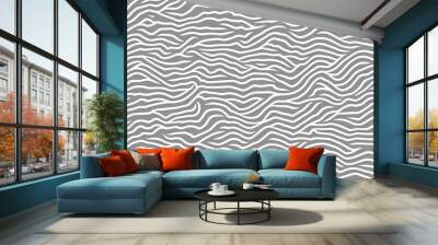 gray and white of abstract pattern background Wall mural