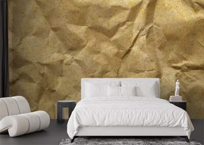 old brown color paper texture background Wall mural