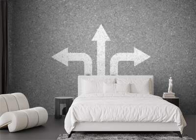 Business decision making concept Wall mural