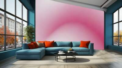  Pink and white background, grainy noise grungy texture. Wall mural