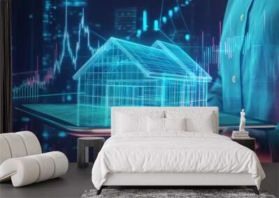 Holographic Property Management Wall mural