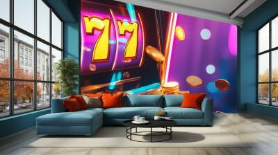 Jackpot Win Extravaganza Wall mural