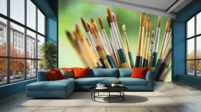  paintbrush Wall mural