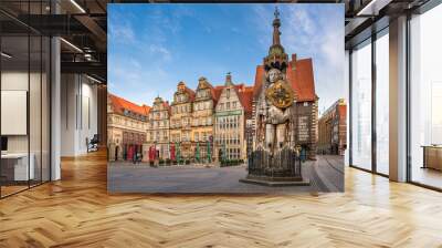 Market Square of Bremen, Germany Wall mural