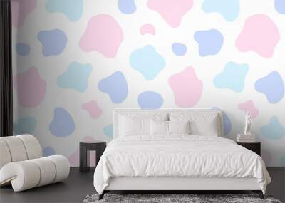 seamless pattern with cow print for banners, cards, flyers, social media wallpapers, etc. Wall mural