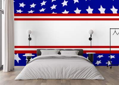 American banner Wall mural