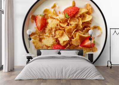 bowl of cornflakes Wall mural