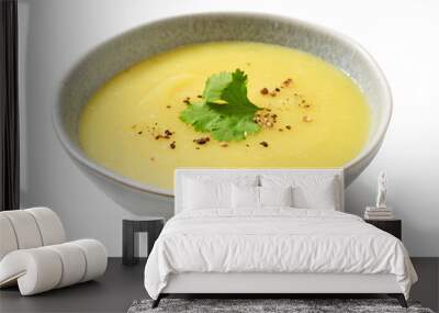 bowl of vegetable cream soup Wall mural