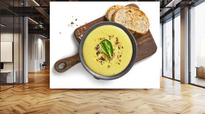 bowl of vegetable cream soup Wall mural