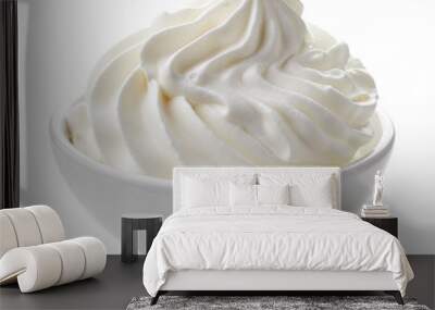 bowl of whipped cream Wall mural