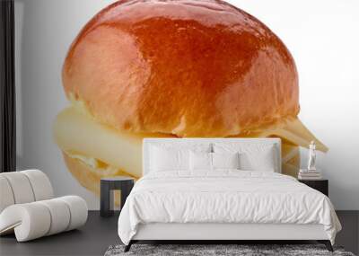 breakfast sandwich with cheese Wall mural