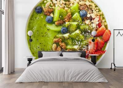 breakfast smoothie bowl Wall mural