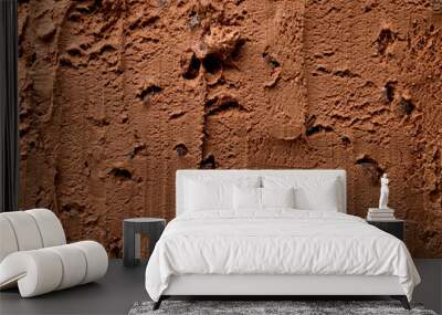 chocolate ice cream texture Wall mural